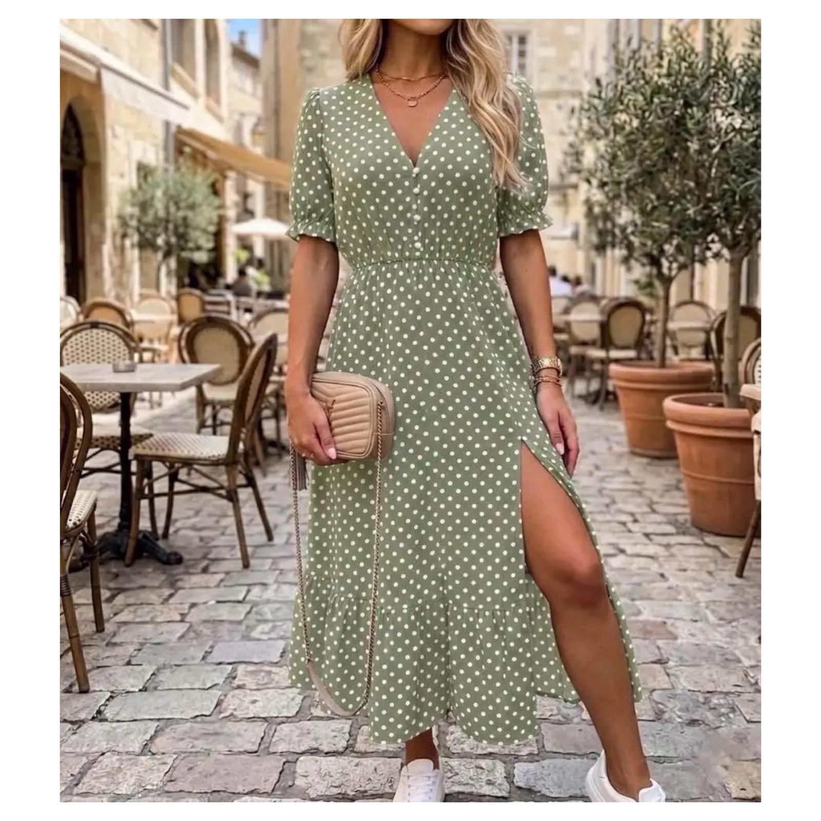 Polka jurk